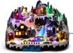 Merkloos / Sans marque Koopman International Kerstdorp kerst tafereel - dorpje - met beweging - led verlichting - 42 cm