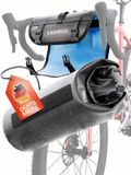 Sacoche de guidon de vélo 8 litres, étanche, réfléchissant et amovible pour bikepacking