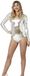 Fiestas Guirca - Body argent - taille S (36-38)