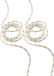 Lumineo Tube lumineuse - 2x - 216 LED - Blanc chaud - 9m - 8 fonctions lumineuses