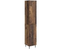 vidaXL - Armoire - Ensemble - 2 - pièces - Ancien - bois - Bois - travaillé