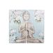 Cuadro BUDA PINTADO hand Cuadro Set 2 Lienzo 140X3X140