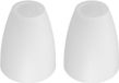 OEM Moderne woonaccessoires - Vervangende lampenkappen - Set van 2 - Wit - 42 mm - Moderne decoraties