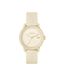 Lacoste Analoog kwartshorloge met champagnekleurige siliconen armband voor dames - 2001288