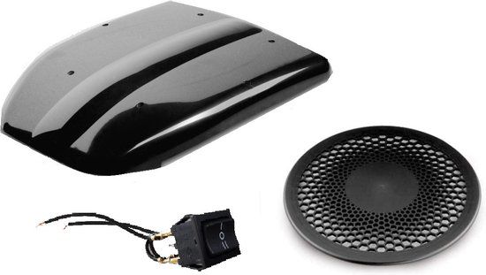 Gc Elektrische dakventilator Le Mans voor auto/bus/camper - zwart