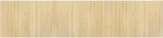 vidaXL - Vloerkleed - rechthoekig - 70x300 cm - bamboe - lichtnaturel