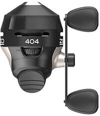 Zebco 404 Spincast Vismolen - Maat 40 - Rechts - Beetwaarschuwing - Voorgespoeld