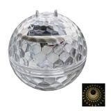 Lampe solaire flottante Globe 11cm Jaune Chaud IP65