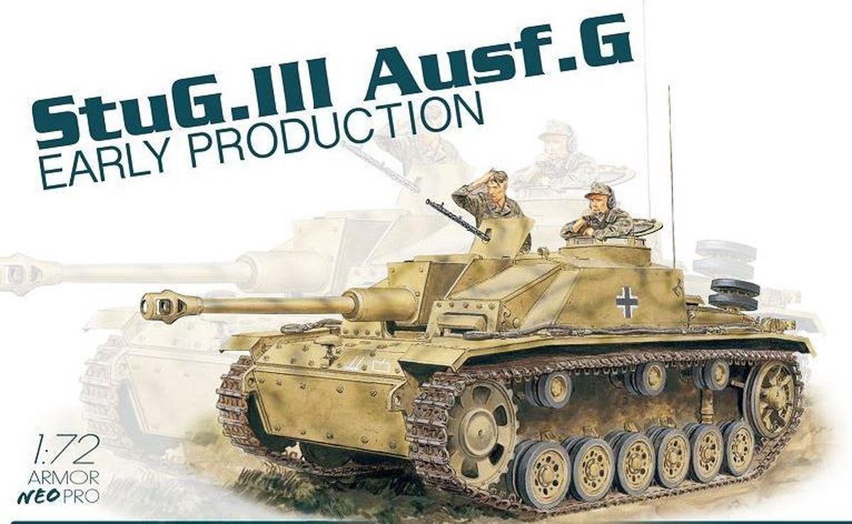 Dragon - 1/72 Stug.iii Ausf.g Early Prod. W/neo Track (7/20) * - DRA7375