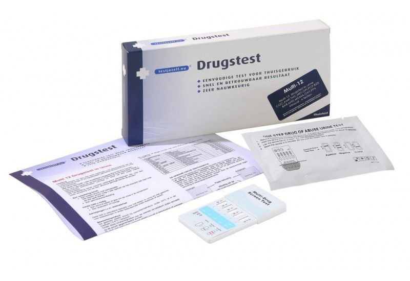 Testjezelf.nu Drugstest Multi 12 - 4 stuks