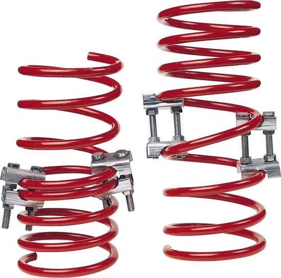 AutoStyle Set Universele Veerklemmen (tbv 1 Veer) - Rood