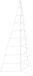 vidaXL Metalen kerstboom KUOPIO 210 cm Staal Wit