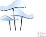 Cazador Del Sol 3 stuks! Zonnevanger Lucy Blauw medium 120x15 cm