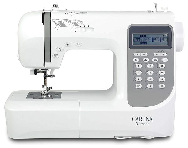 Carina Diamond Naaimachine - Grijs, Wit