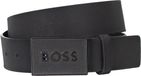 BOSS leren heren riem - zwart