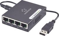 Renkforce RF-4270245 Netwerkswitch 4 poorten 1000 MBit/s USB-stroomverzorging