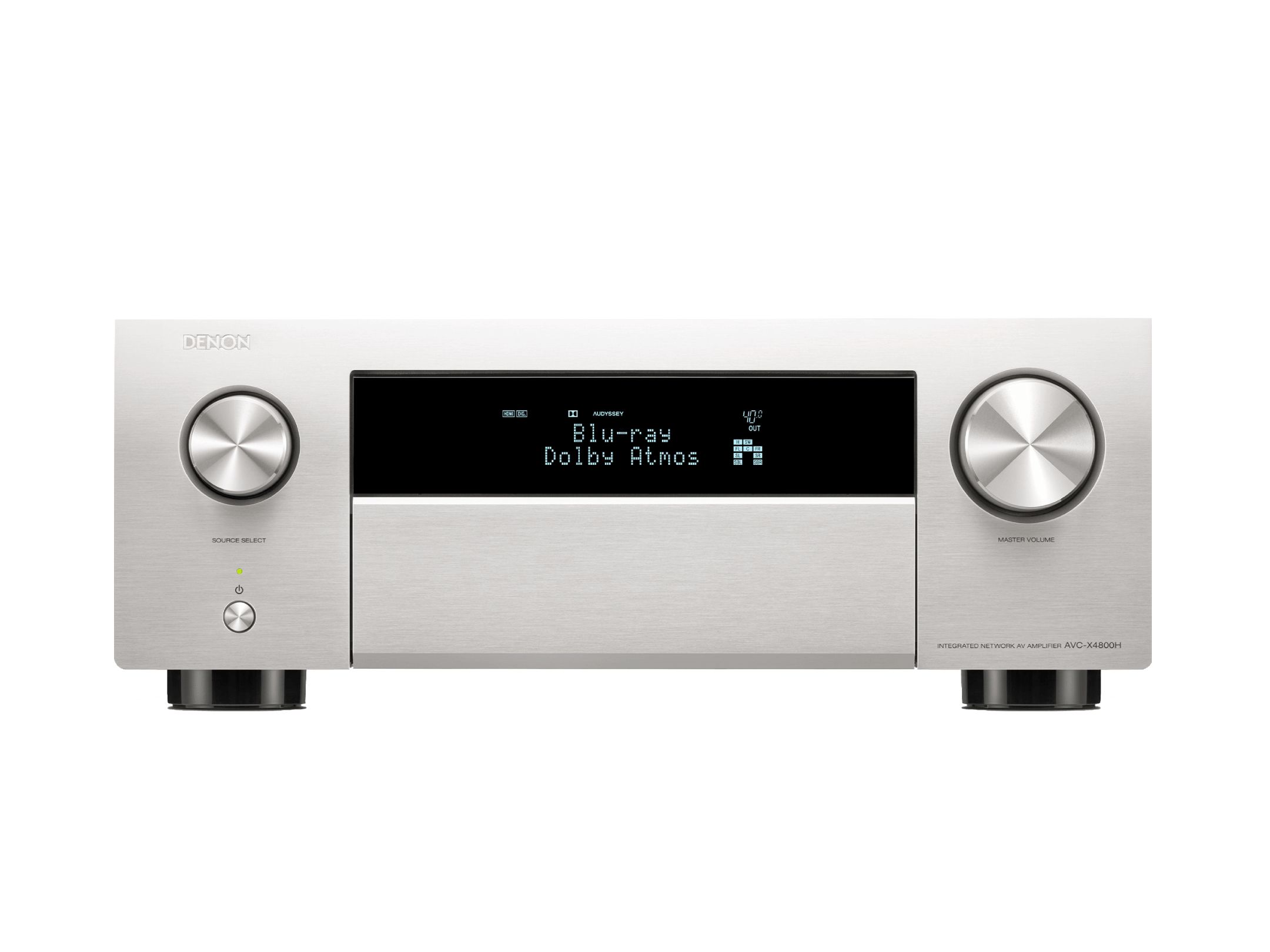 Denon AVC-X4800H 9.4-kanaals AV-receiver | 125W | 8K | Zilver