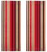 Icecat Lot de 2 housses de rechange pour chaises de plage, rayées rouge et jaune