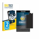 BROTECT - privacy screenprotector voor Unihertz Titan 2 - Folie Beschermfolie Blauwlichtfilter 2 Stuks