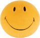 Bon ton toys knuffelbal smiley eco fuzzy - geel - Ø23 cm