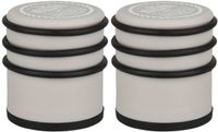 Cogex Stopper - 2x - beige - mandala design - rubber - D7,5 x H8 cm