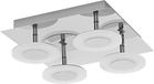Osram SMART+ Matter Orbis Wall Wave LED Wandleuchte 300x300mm Silber, 24W, 1500lm, 3000-6500K TW, IP44 Bad