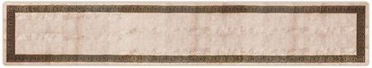 vidaXL - Tapijt - Runner - MARSA - Beige en Zwart - 80 x 450 cm