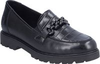 Rieker mocassin cuir noir femme 40