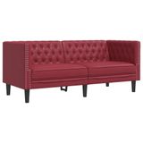 VidaXL 372663 bank 2 zitplaatsen Rood