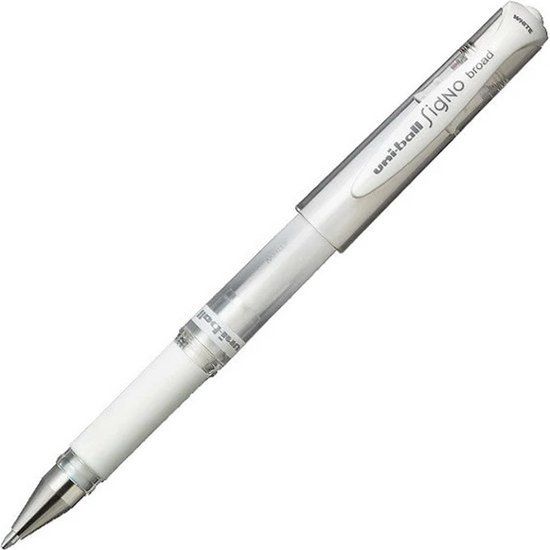 Uni-ball Signo Broad 1 mm, wit