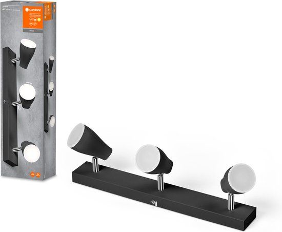 LEDVANCE LED SPOT PEAR Plafondspot - Zwart - 12.9W - 630lm