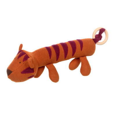 Sigikid ® Gebreid grijpspeelgoed Tiger orange