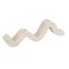 Bloomingville Marble Wave Dubbele Taper Kaarsenhouder, Wit