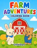 Farm Adventures Coloring Book