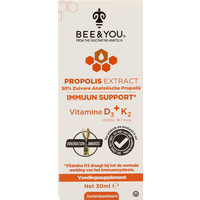BEE&YOU Propolis Extract 30% met Vitamine D3 + K2 - 30ml