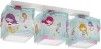 Dalber Mermaid Kinderkamer Plafondlamp Blauw/Roze