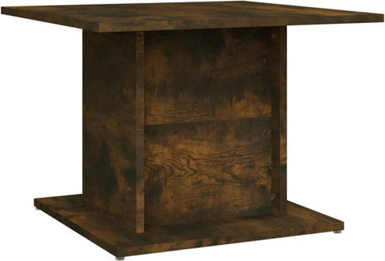 VidaXL Salontafel 55,5x55,5x40 cm Gerookt Eiken