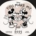 Mickey Mouse Familiekalender 2025 Muurkalender meerkleurig