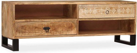 vidaXL Tv-meubel 120x30x40 cm massief mangohout