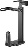 LogiLink EO0073 PC-houder Onder tafel, Wand Zwart Belastbaar tot: 20 kg