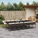 Prolenta Maison Exclusive Tuinset voor de tuin, 13-delig, met kussens, bruin, van polyrotan