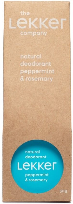 The Lekker Company Natural Deodorant Peppermint & Rosemary
