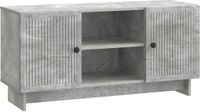 vidaXL TV-kast 102 x 34,5 x 50 cm Betongrijs Bewerkt hout