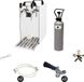 ich-zapfe HAJUS AG Complete set - Biertap - Kontakt 40 2-kraans droogkoeler, 50 liter/u - Thuistap, Bierkoeler - met Fustkoppeling Type S, Type D