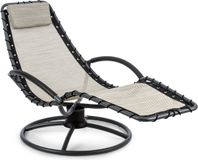 Blumfeldt The Chiller - Chaise longue, fauteuil à bascule, chaise longue de jardin, 77 x 85 x 173 cm, beige