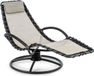 Blumfeldt The Chiller - Chaise longue, fauteuil à bascule, chaise longue de jardin, 77 x 85 x 173 cm, beige