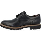 Clarks Heren Batcombe Hall Zwart Leer Maat 42.5