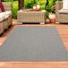 Modern tapis en sisal pour le jardin d'hiver, gris, 200 x 280 cm