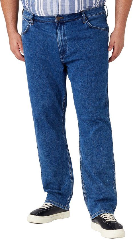 Wrangler Greensboro Jeans - Men's - Straight Fit - The Stone Ride - W46/L34