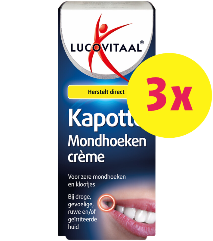 Lucovitaal Kapotte mondhoeken crème 45ml